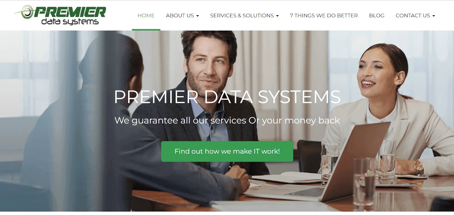 Premier Data Systems’s website